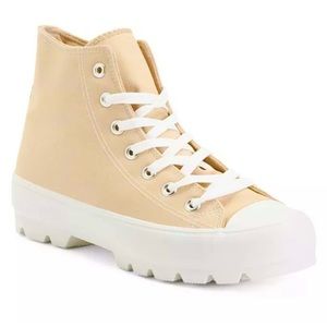 Sincerely Jules Tan High-Top Sneakers